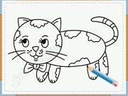 Bé vẽ con mèo p2